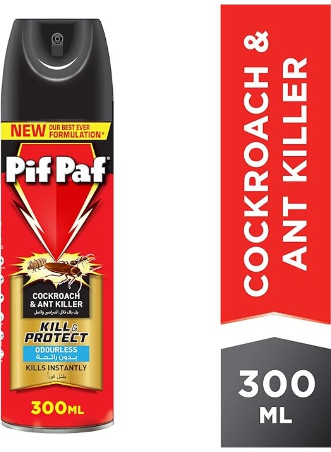 Pif Paf Cockroach & Ant Killer | Kill and Protect | Insect Killer Spray with Best Ever Formulation - Image 1